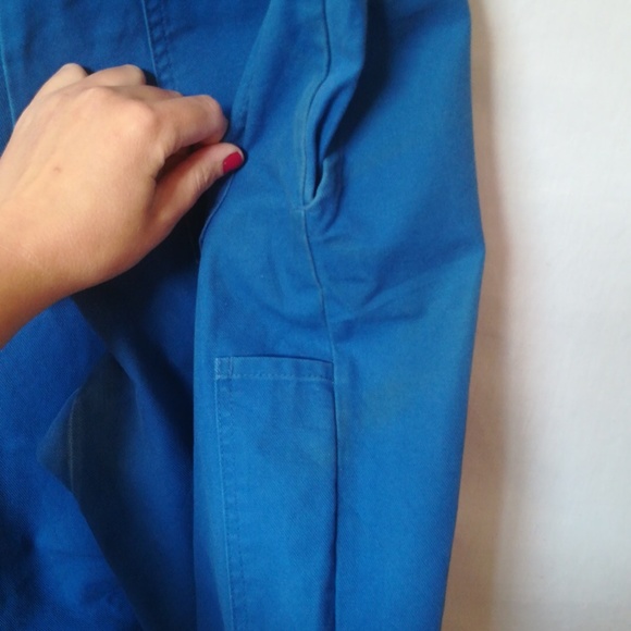 Vintage Chore Pants Workwear Trousers Adolphe Lafont W42 French Bleu de Travail - Picture 7 of 13